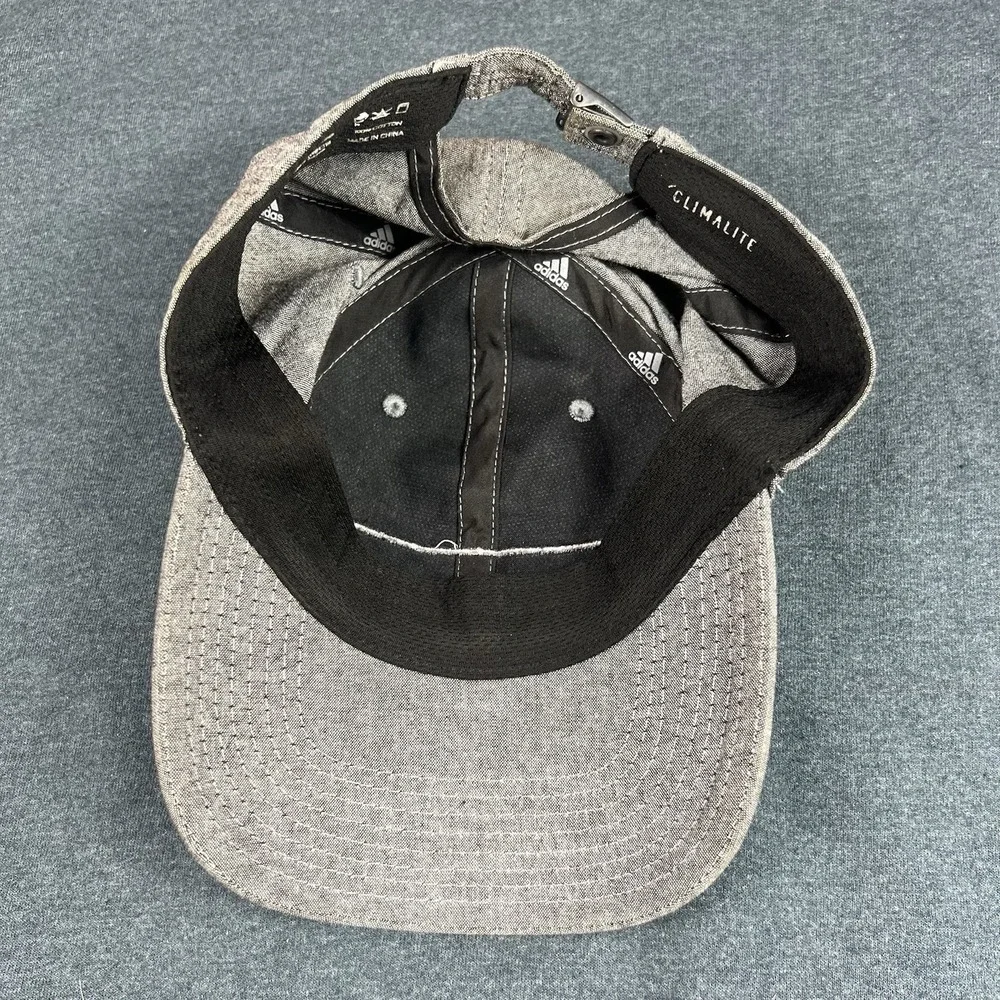 adidas Unisex Baseball Cap Gray Adjustable Sports Hat